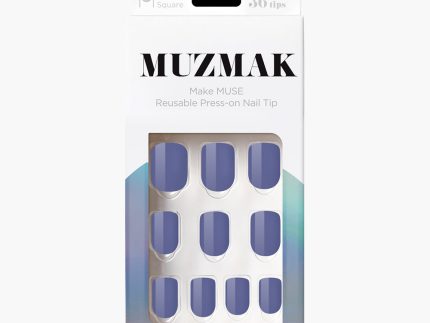 MUZMAK Nail Tips 36pcs #Brownie(Short Square)