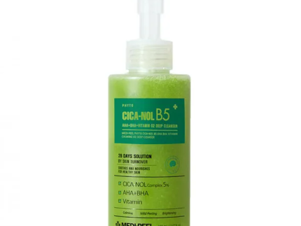MEDI-PEEL Phyto Cica-nol B5 AHA BHA Vitamin Calming O2 Deep Cleanser 150ml