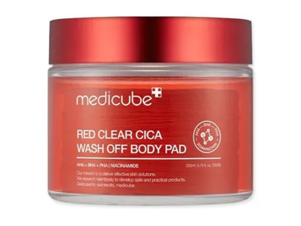 MEDICUBE Red Clear Cica Wash Off Body Pad 50 pads