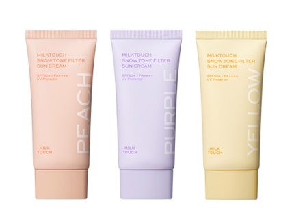Milk Touch Snow Tone Filter Sun Cream 50ml 3 Types