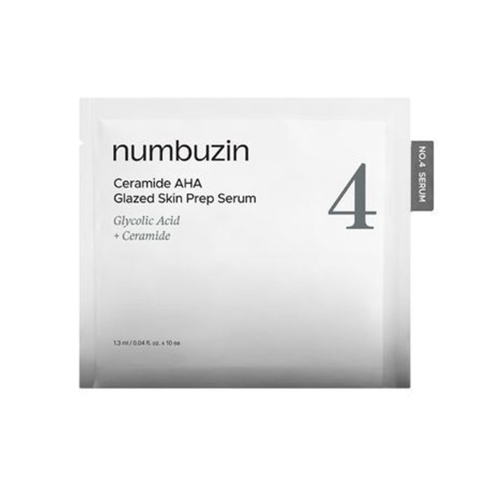 numbuzin No.4 Ceramide AHA Glazed Skin Prep Serum 10ml (1ml × 10ea)