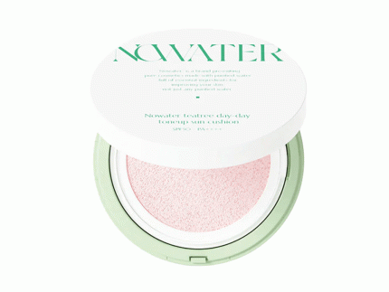 NOWATER Teatree Day-Day Toneup Sun Cushion  SPF50+ PA++++ 25g - 2 Colors