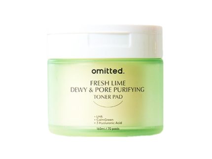 omitted Fresh Lime Dewy & Pore Purifying Toner Pad 160ml (70pads)