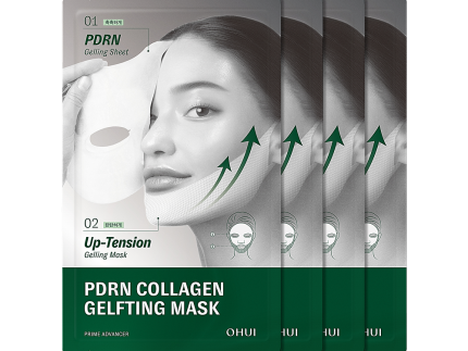 OHUI Prime Advancer PDRN Collagen Gelfting Mask 4 Sheets