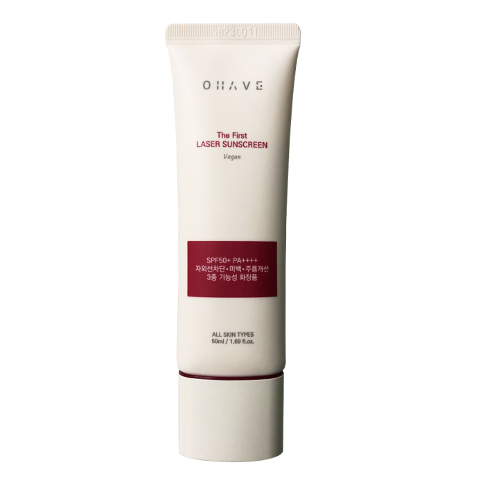 OHAVE The First Laser Sunscreen Vegan SPF50+ PA++++ 50ml