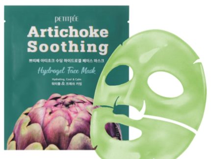 PETITFEE Artichoke Soothing Hydrogel Face Mask 5ea
