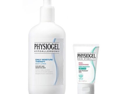 PHYSIOGEL DMT Body Lotion (400ml) + Cica Foam Cleanser (20ml) Limited Edition Set