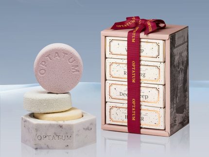 [Gift Packaging] OPTATUM Aromatherapy Shower Steamer 3-piece Gift Set