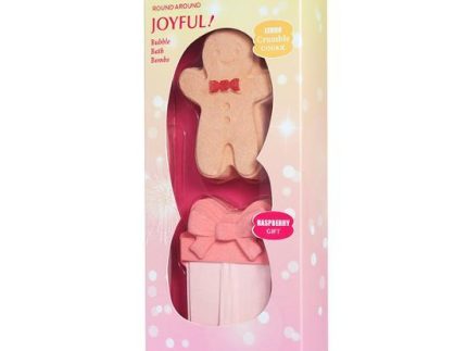 ROUND A'ROUND Joyful Bubble Bath Bomb Duo Gift Set