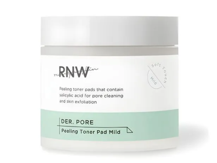 RNW DER. PORE Peeling Toner Pad Mild 60 pcs