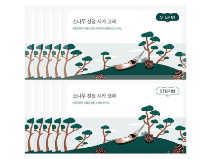 ROUND LAB Pine Tree Soothing Cica Biocellulose Nose Pack 2-Step Kit 5P