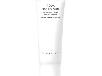 S.NATURE Aqua 365 UV Sun Protective Cream 40ml SPF50+ PA++++ Vegan & Reef Friendly
