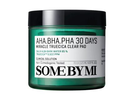 SOME BY MI AHA BHA PHA 30 Days Miracle Truecica Clear Pad 125ml 70ea