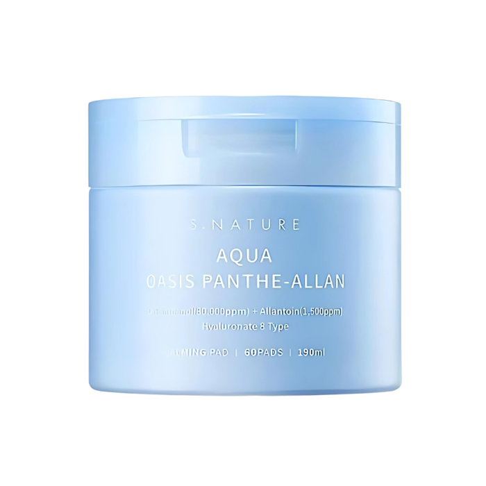 S.NATURE Aqua Oasis Panthe-Allan Calming Pad 190ml x 60ea