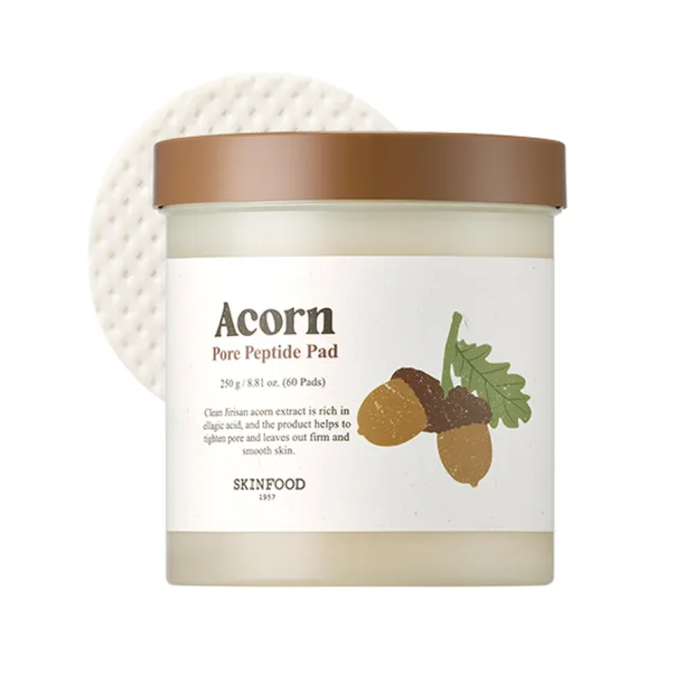 SKINFOOD Acorn Pore Peptide Pad 60 pads