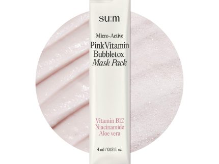 su:m37 Micro-Active Pink Vitamin Bubble Tox Mask Pouch 4ml x 14