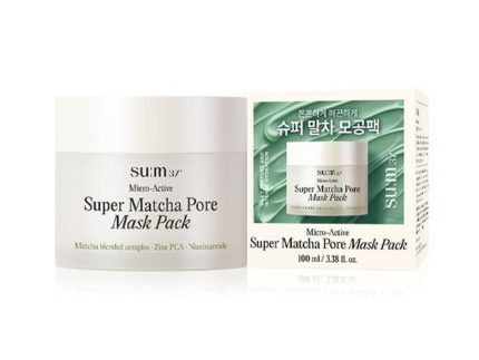 su:m37 Micro-Active Super Matcha Pore Mask Pack 100ml