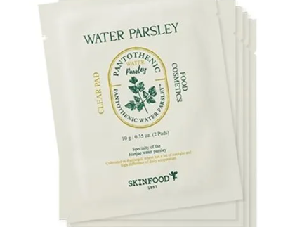 SKINFOOD Pantothenic Water Parsley Clear Pad Pouch Set