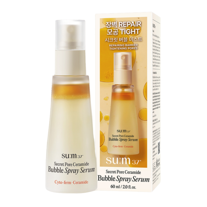 su:m37 Secret Pore Ceramide Bubble Oil Essence Mist 60ml