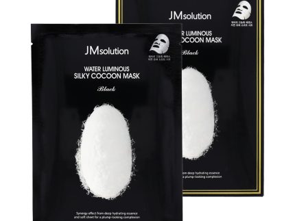 JM Solution Water Luminous Silky Cocoon Mask Black 10ea