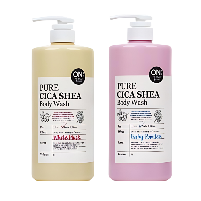 ON THE BODY Pure Cica Shea Body Wash 1000ml
