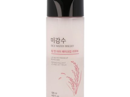 THE FACE SHOP Rice Water Bright Makeup Remover For Lip & Eye 120ml