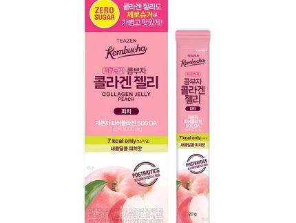 TEAZEN Kombucha Collagen Jelly Peach 20gx14pcs