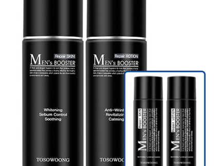 TOSOWOONG Men's Booster Repair Skin Toner Lotion Set