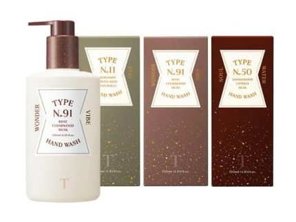TYPE No. Hand Wash 350ml 3 Types