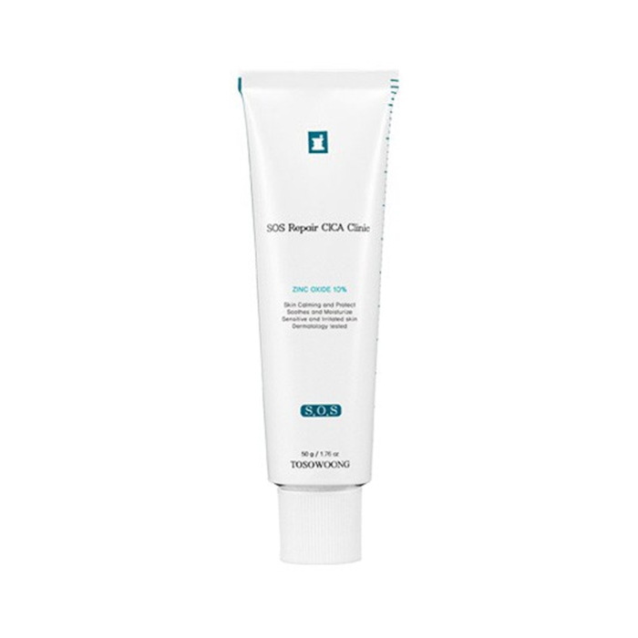 TOSOWOONG SOS Repair Cica Clinic Zinc Oxide 10% Cream 50g