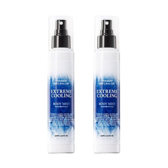 Veilment Natural Spa Extreme Cooling Body Mist 150ml × 2