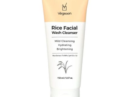 VEGREEN Rice Facial Wash Cleanser 150ml