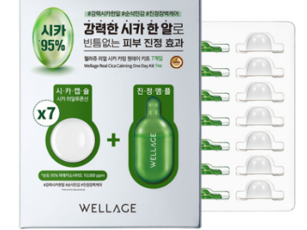 Wellage Real Cica Clear One Day Kit 7ea